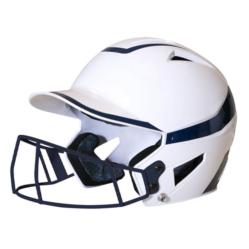 Champro Senior 2-Tone Fast Pitch Helmet with mask image number 0