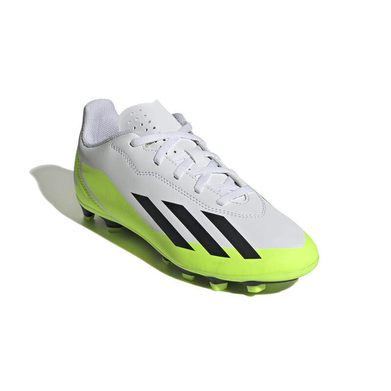 adidas Youth X Crazyfast.4 Flexible Ground Soccer Cleats image number 4