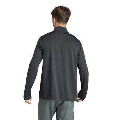 adidas Men's Essential 1/4 Zip Long Sleeve Sweatshirt