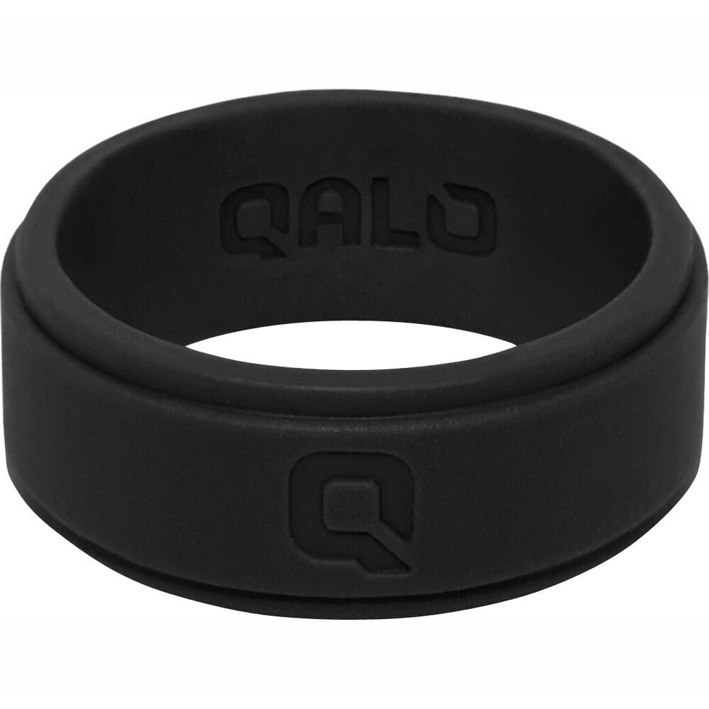 Qalo Men s Step Edge Silicone Ring