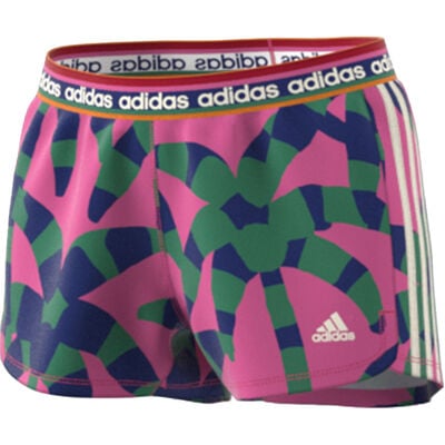 adidas Women's adidas X Farm Rio Pacer 3-Stripes Knit Shorts