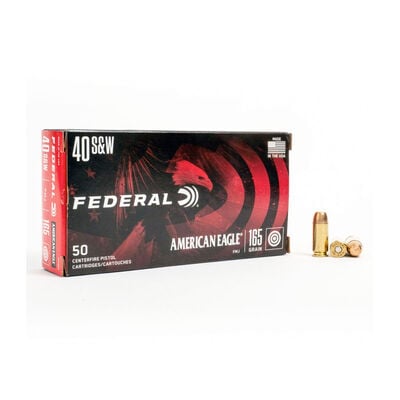 Federal 40 S&W 165 Grain Ammunition