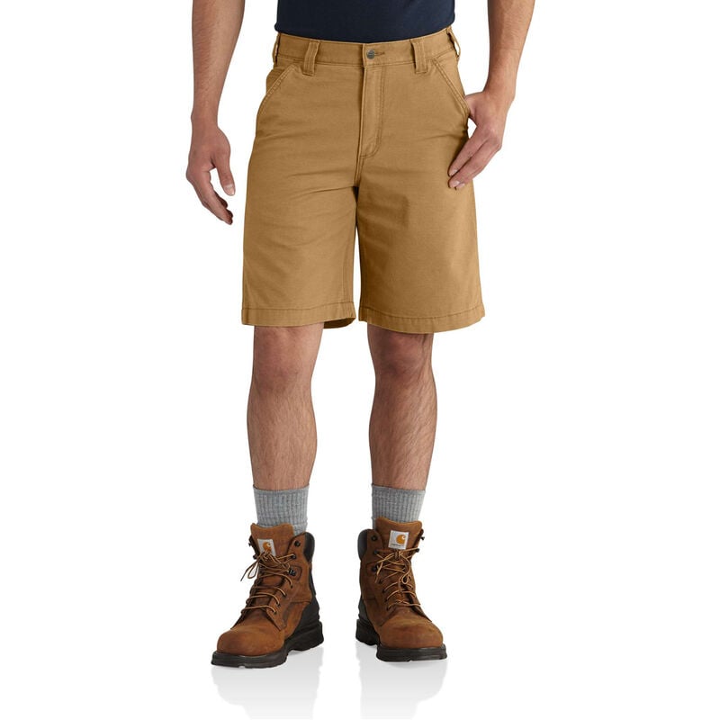 Carhartt Men's Rugged Flex® Relaxed Fit Canvas Work Shorts image number 0