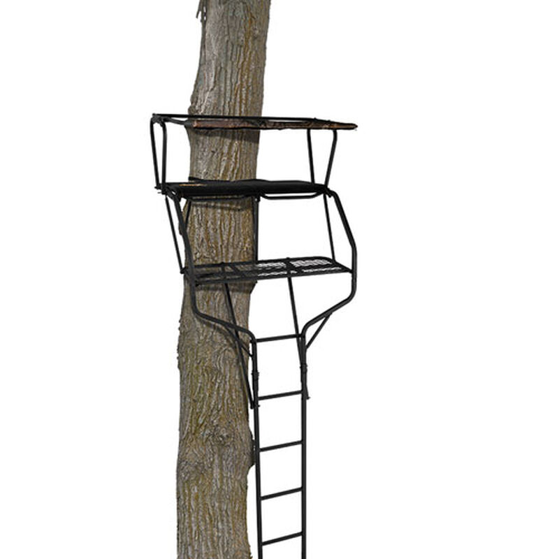 Muddy 18' Crossfire XT 2 Man Ladder Treestand image number 0