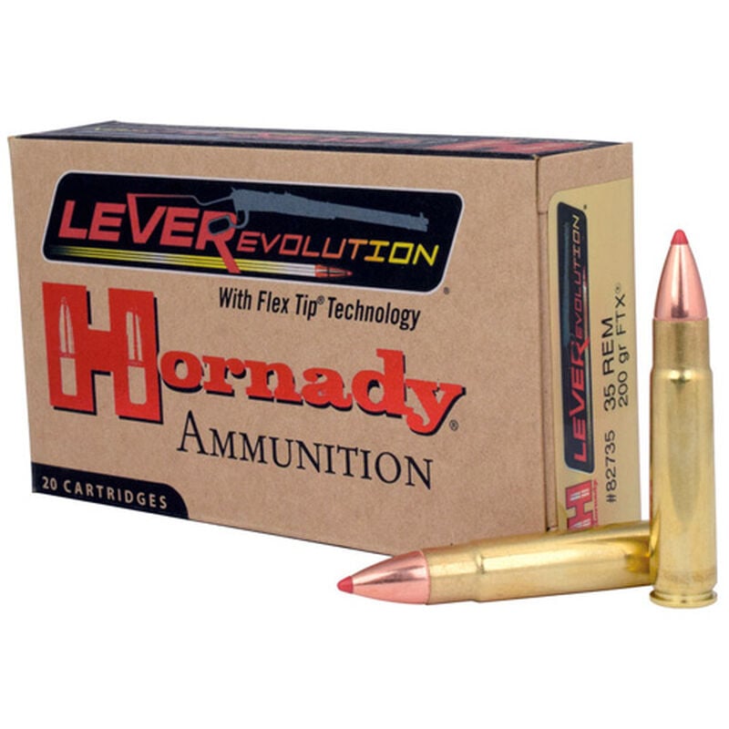 Hornady Leverevolution .35 Ftx 200 Grain Remington Ammunition image number 0