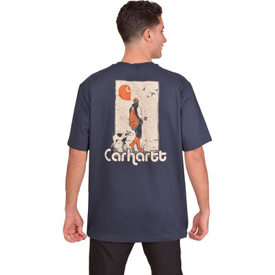 Carhartt Men's Loose Heavyweight Short-Sleeve Dog Graphic T-Shirt