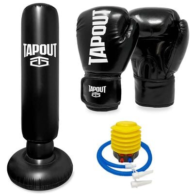 Tapout 4pc Boxing Kit with Bag & Gloves