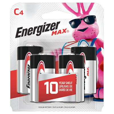Energizer Max C Batteries 4-Pack