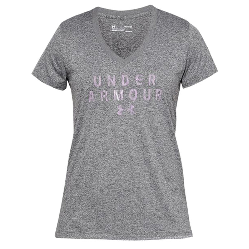 Under Armour Women's Tech  V-Neck Tee image number 0