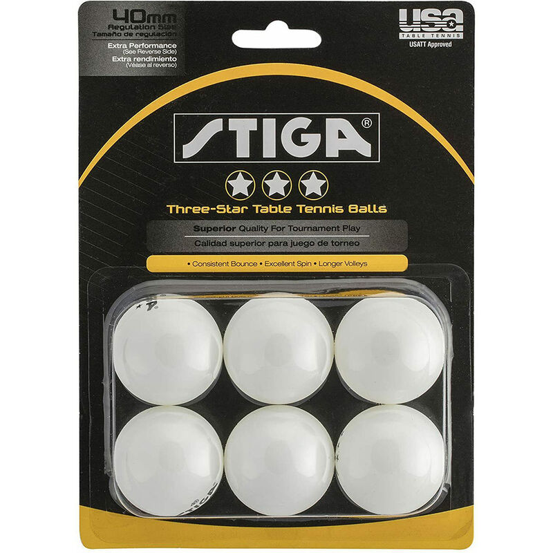 Stiga 3 Star Table Tennis Balls image number 0