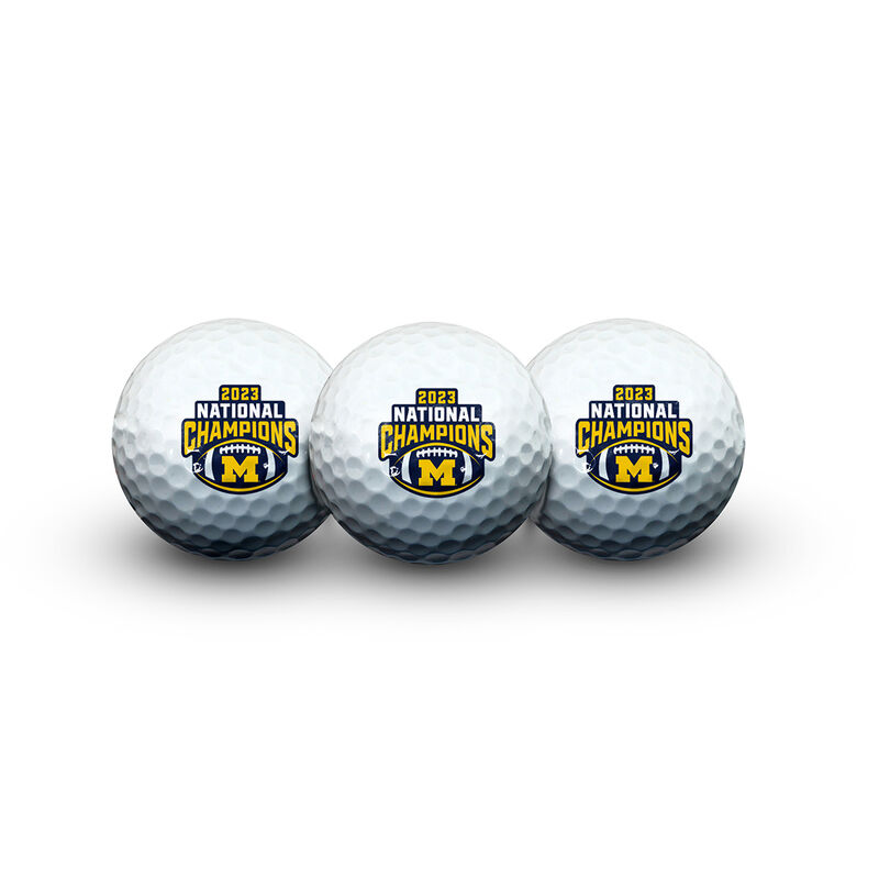 Wincraft Michigan National Champions Golf Balls image number 0