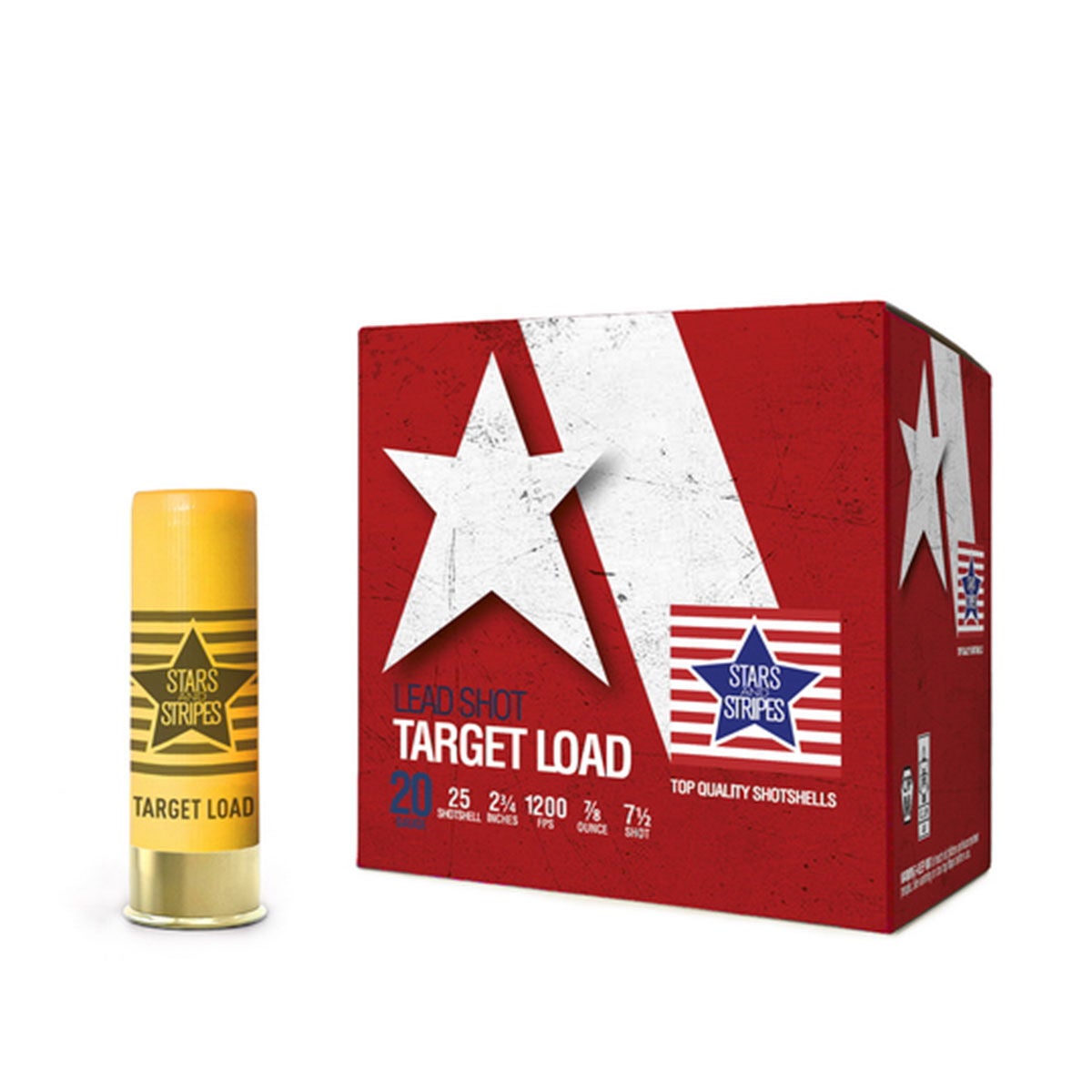 Stars & Stripes 20 Gauge 7/8 Oz Target Load #7.5 Shot