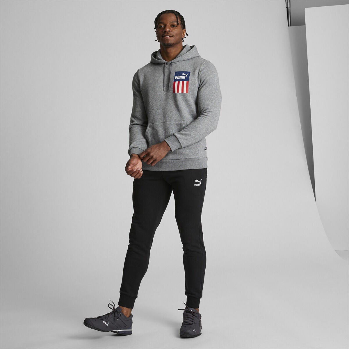 Puma Men's Home Of The Brave Hoodie Fleece Athletic Apparel