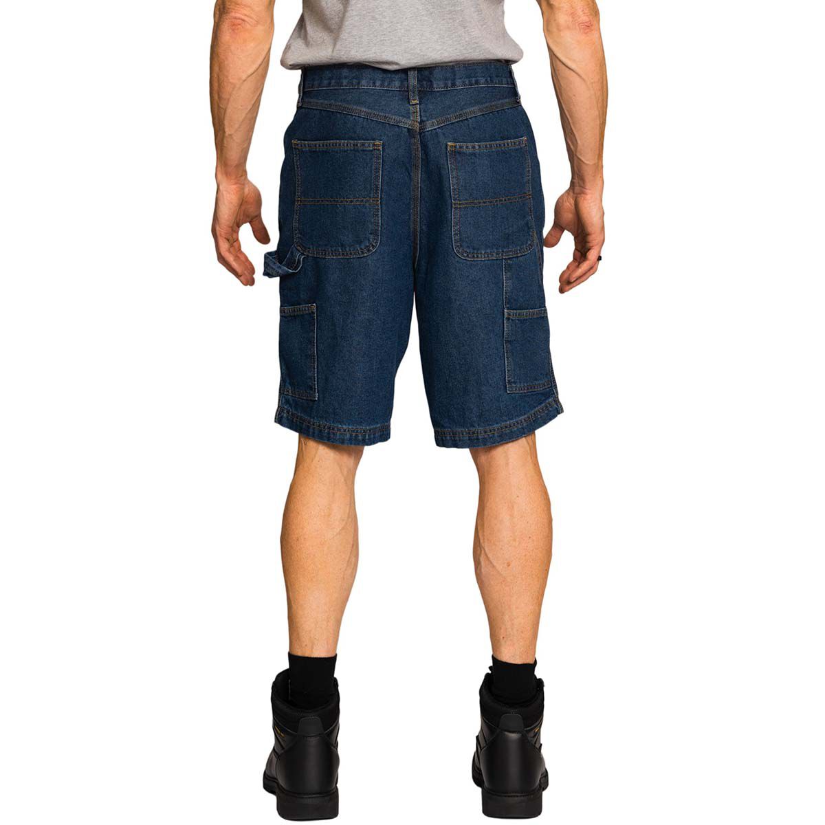 Full Blue Men's Denim Carpenter Shorts