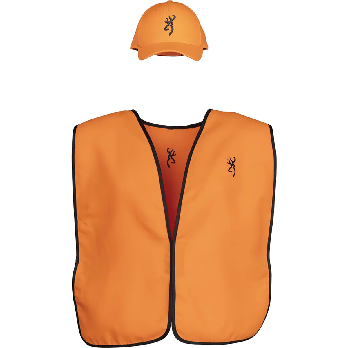 Browning Unisex Blaze Orange Vest and Cap Combo