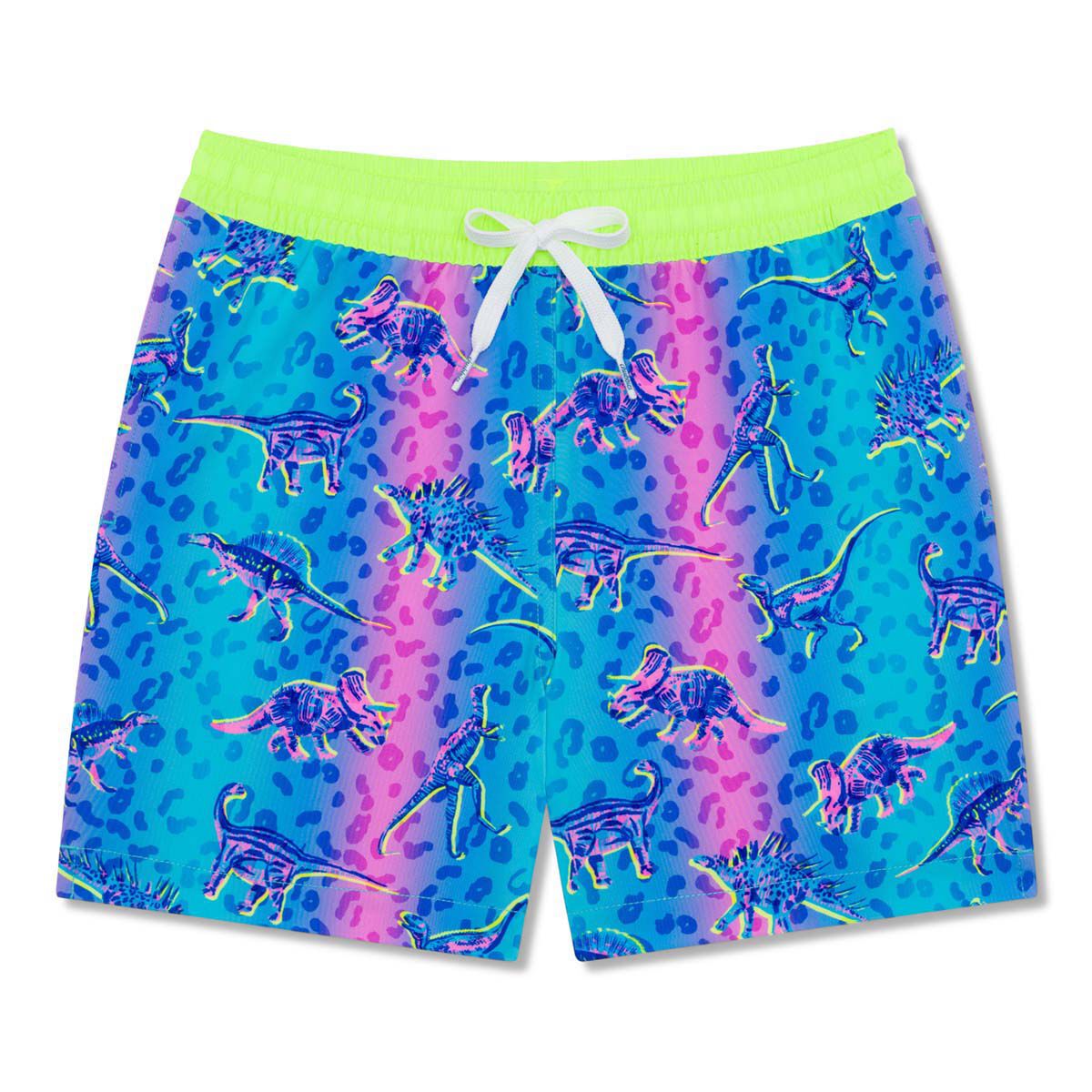 Chubbies Men's Dino Delights (Youth Classic Swim Trunk)