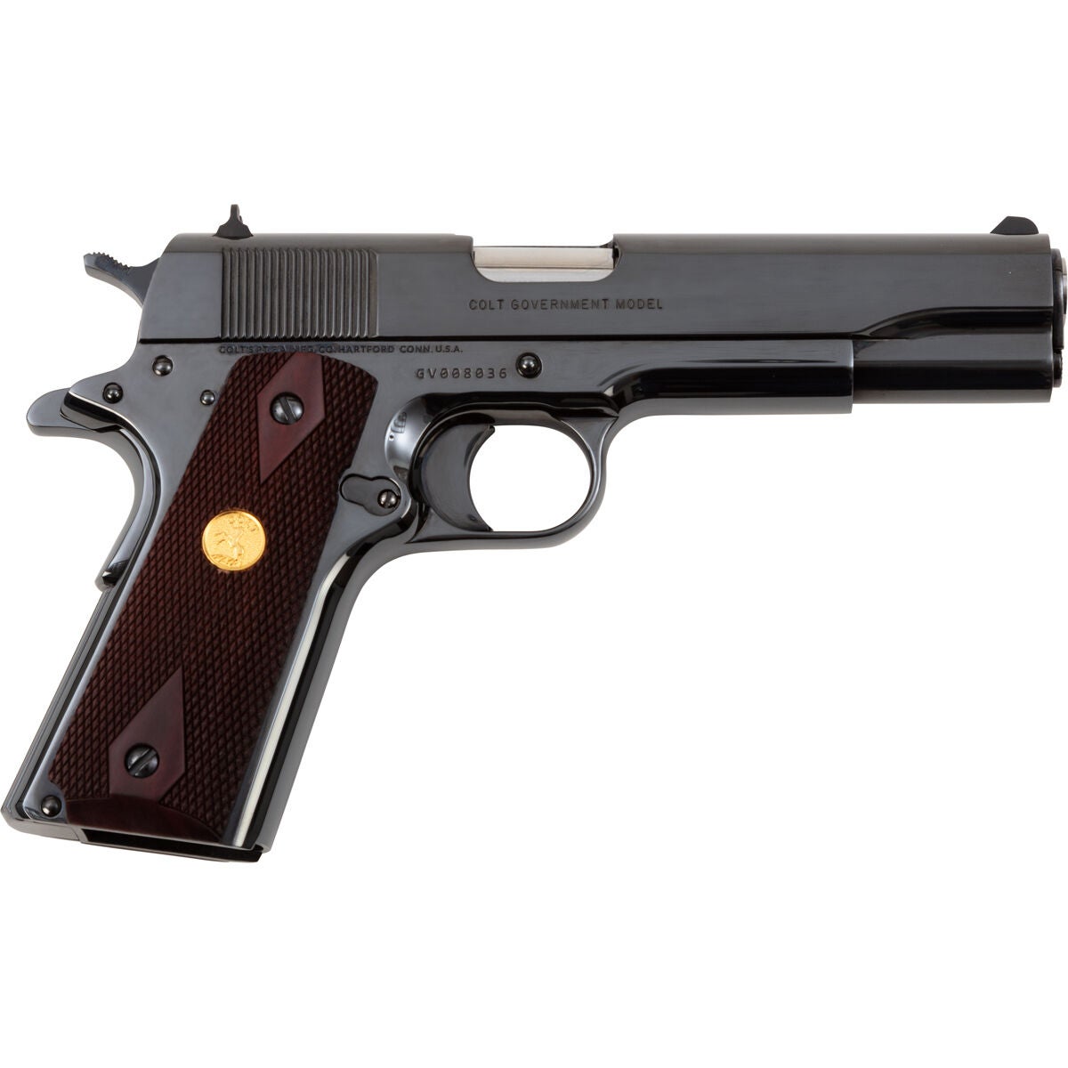 Colt 1911 Gov 45 ACP Wood Handgun