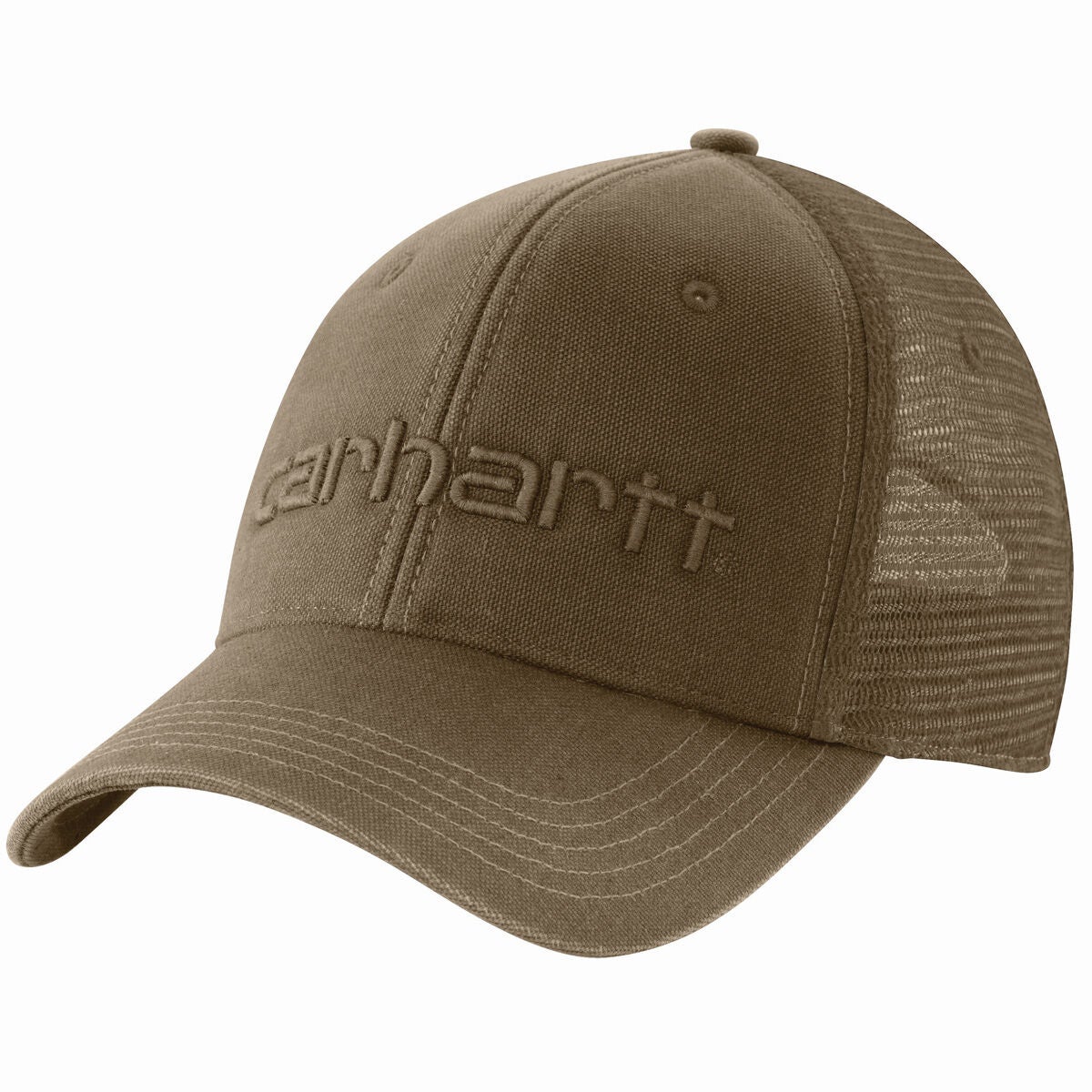 Carhartt Canvas Mesh-Back Logo Graphic Cap