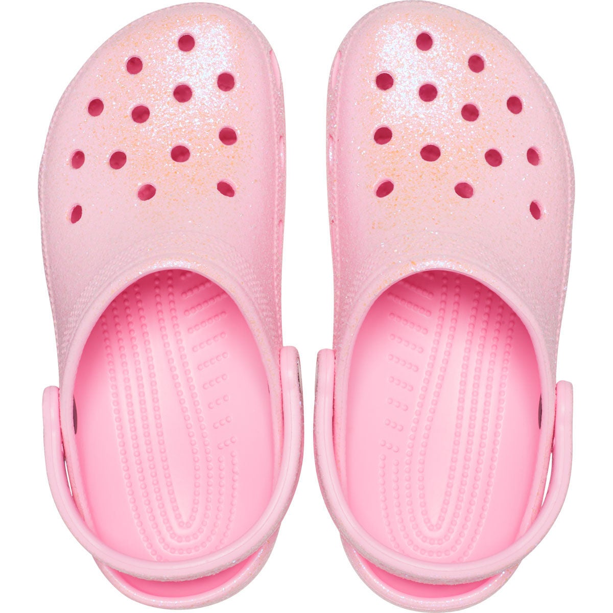 Crocs Women's Classic Glitter Flamingo Clogs