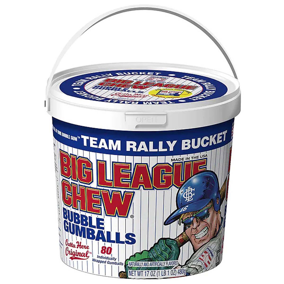 Big League Chew 80pc Gum Bucket
