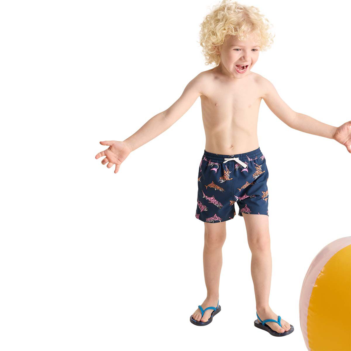 Chubbies Toddler Lil King of The Seas Swim Trunk