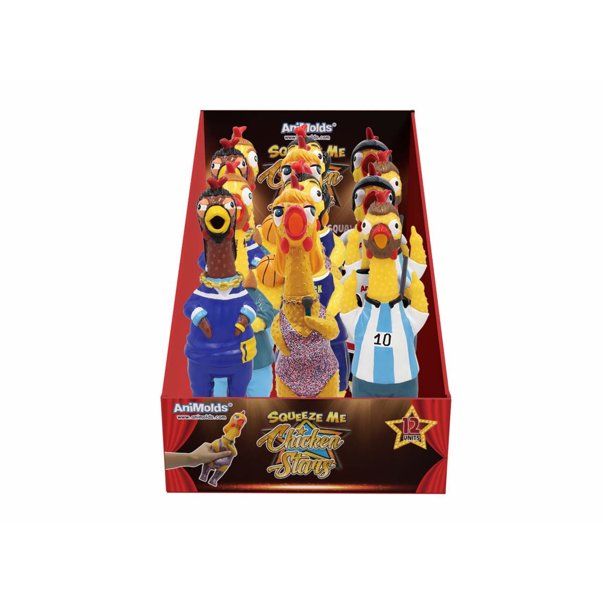 Animolds Squeeze Me Chicken Stars