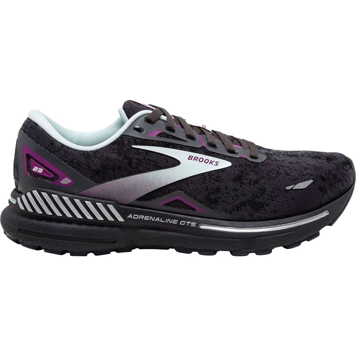 Brooks ADRENALINE GTS 23 - Hardloopschoenen voor op de weg - black Brooks ADRENALINE GTS 23 - Hardloopschoenen voor op de weg - black