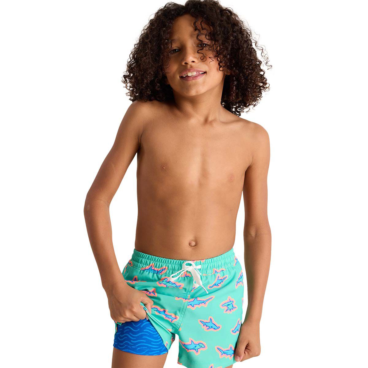 Chubbies Boys' Apex Swimmers Lined Classic Swim Trunk- Shorter