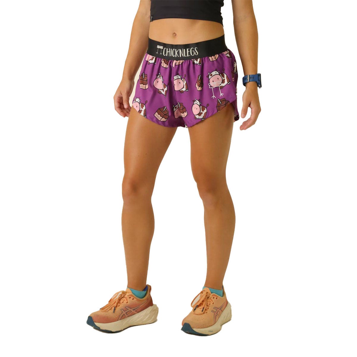 Chickn Legs Women's 1.5" Shorts Choccy Cows