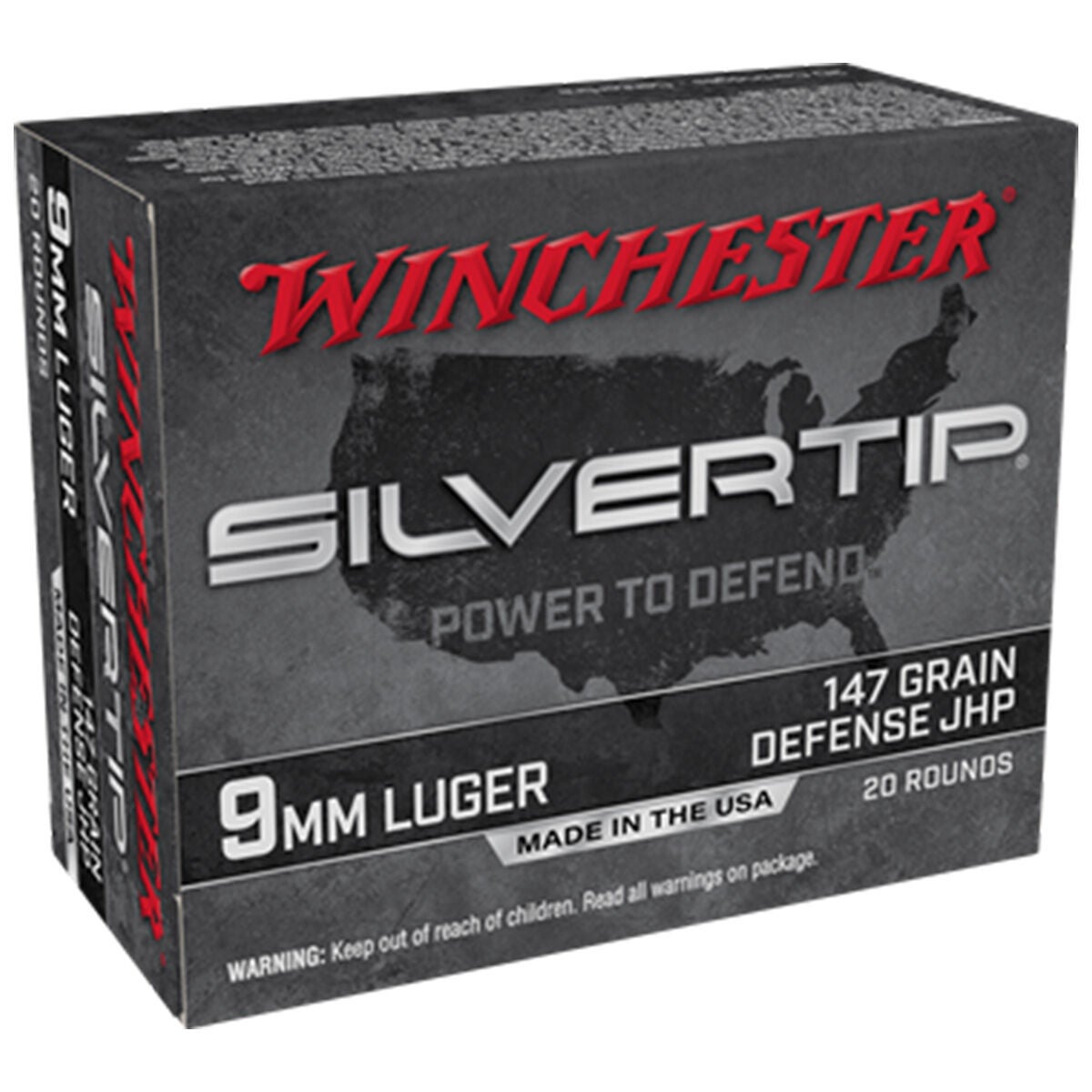 Winchester 9MM 147GR Silvertip Ammo