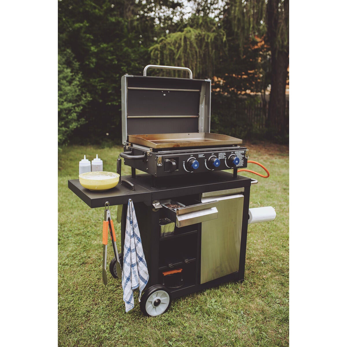 Razor Prep Cart for Portable griddles and grills