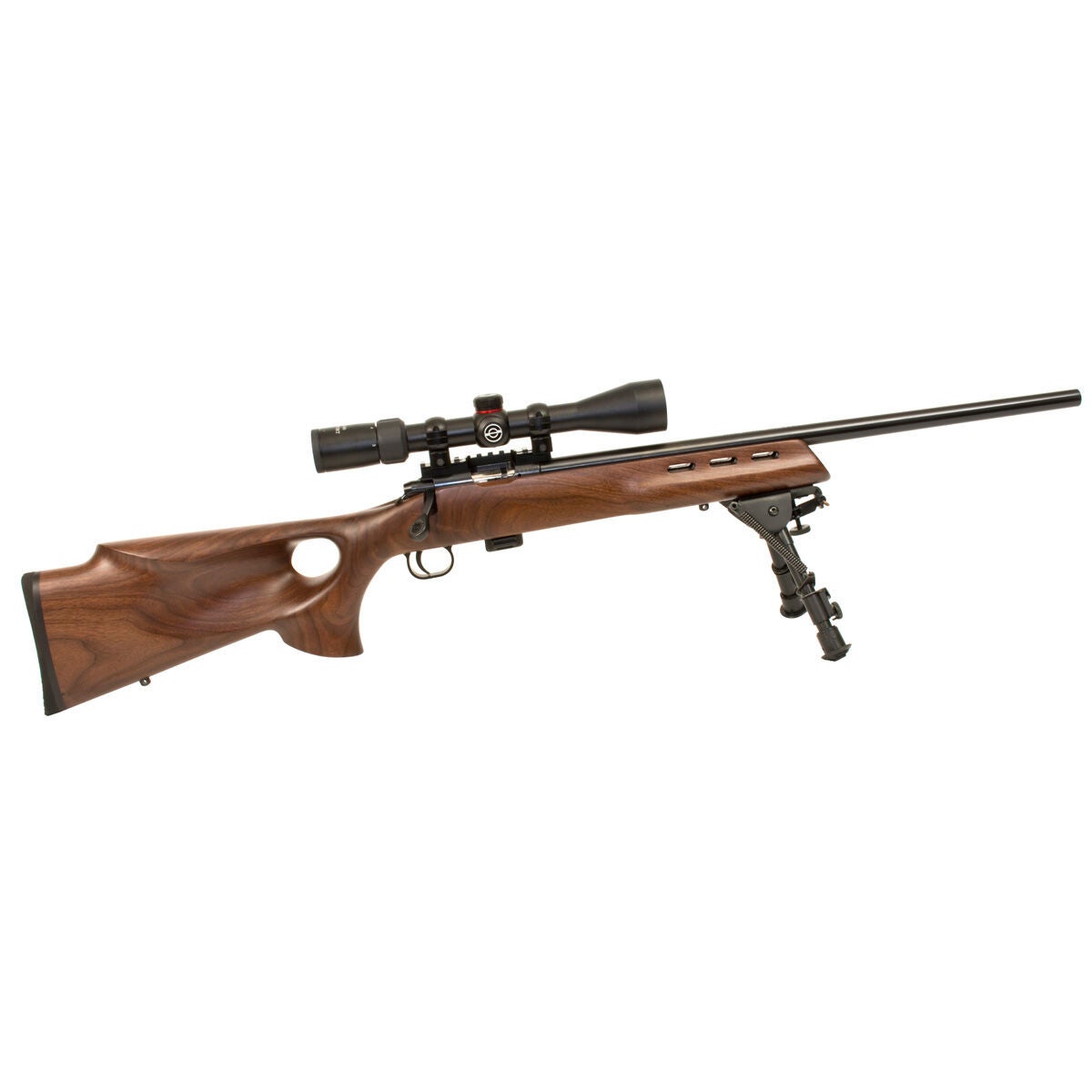 Crickett KSA20030 Model 722 Varmint Package 22 LR 7 Plus 1 20  Blued Bull Barrel Centerfire Rifle