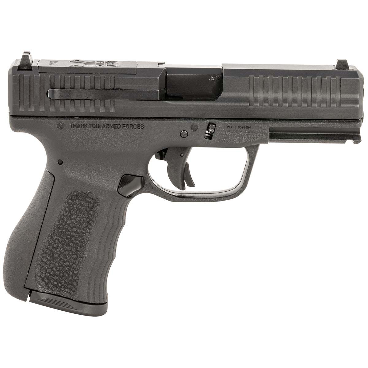 Fmk G3 9MM 4" OR 14RD BLK Pistol