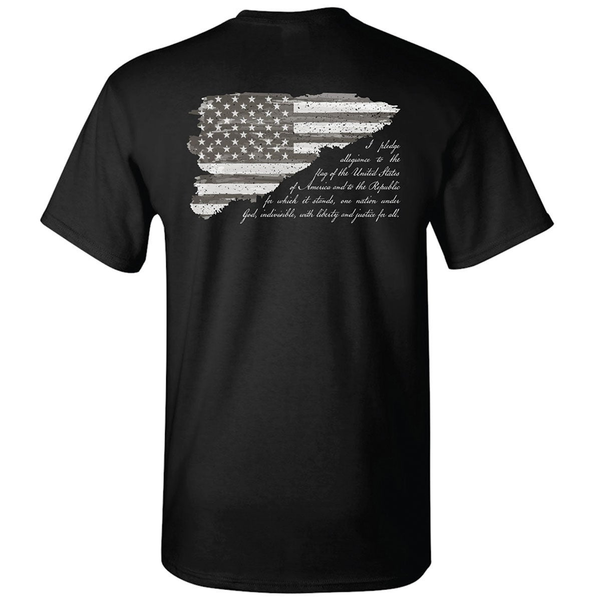 Kick Brass American Flag 'I Pledge Allegiance' Tee Shirt