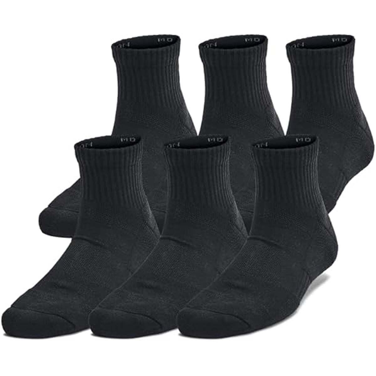 Under Armour Youth Training Cotton Quarter Socks 6 Pack