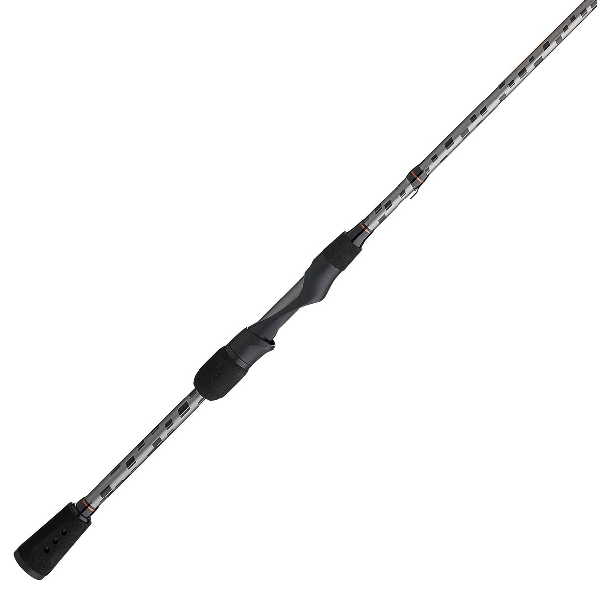 abu garcia 6'6 spinning rod Max Rod, 7' Medium, 2-Piece Each 2 piece composite blank is fitted with high density EVA split grips for lightweight comfort and durability. ABU GARCIA VERITAS 6'6" SPINNING