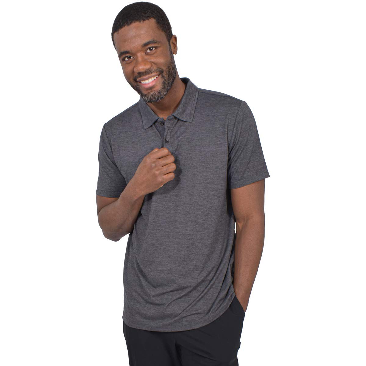 Bison Ridge Men's Heather Polo