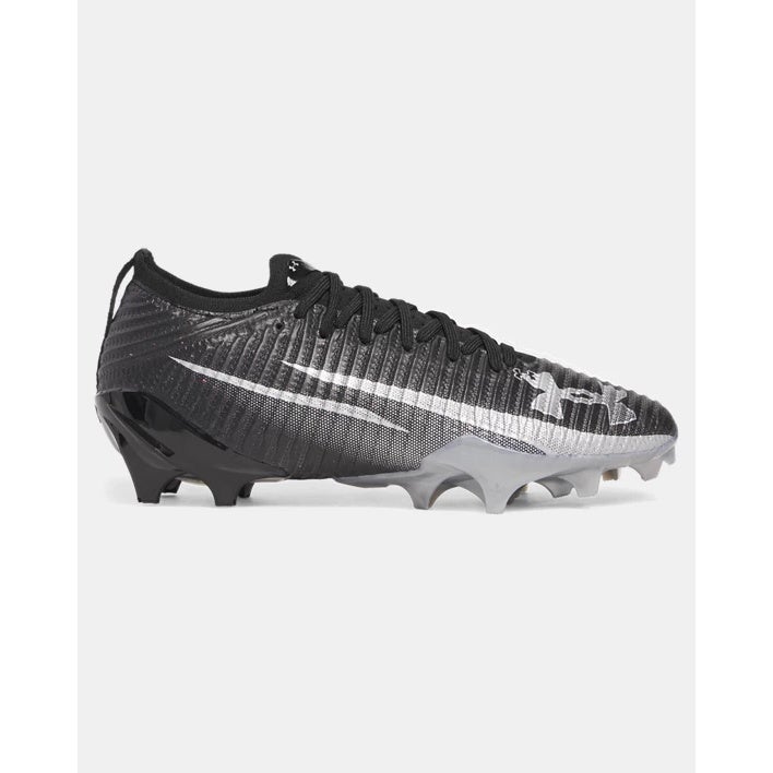 (取寄) アンダーアーマー メンズ ブラー プロ フットボール クリーツ Under Armour men Blur Pro Football Cleats Black/llic Silver/llic Silver Under Armour Men's Blur Pro Football Cleats
