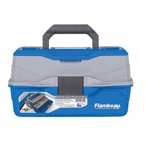 Flambeau 2 Tray Tackle Box With Lide Storage