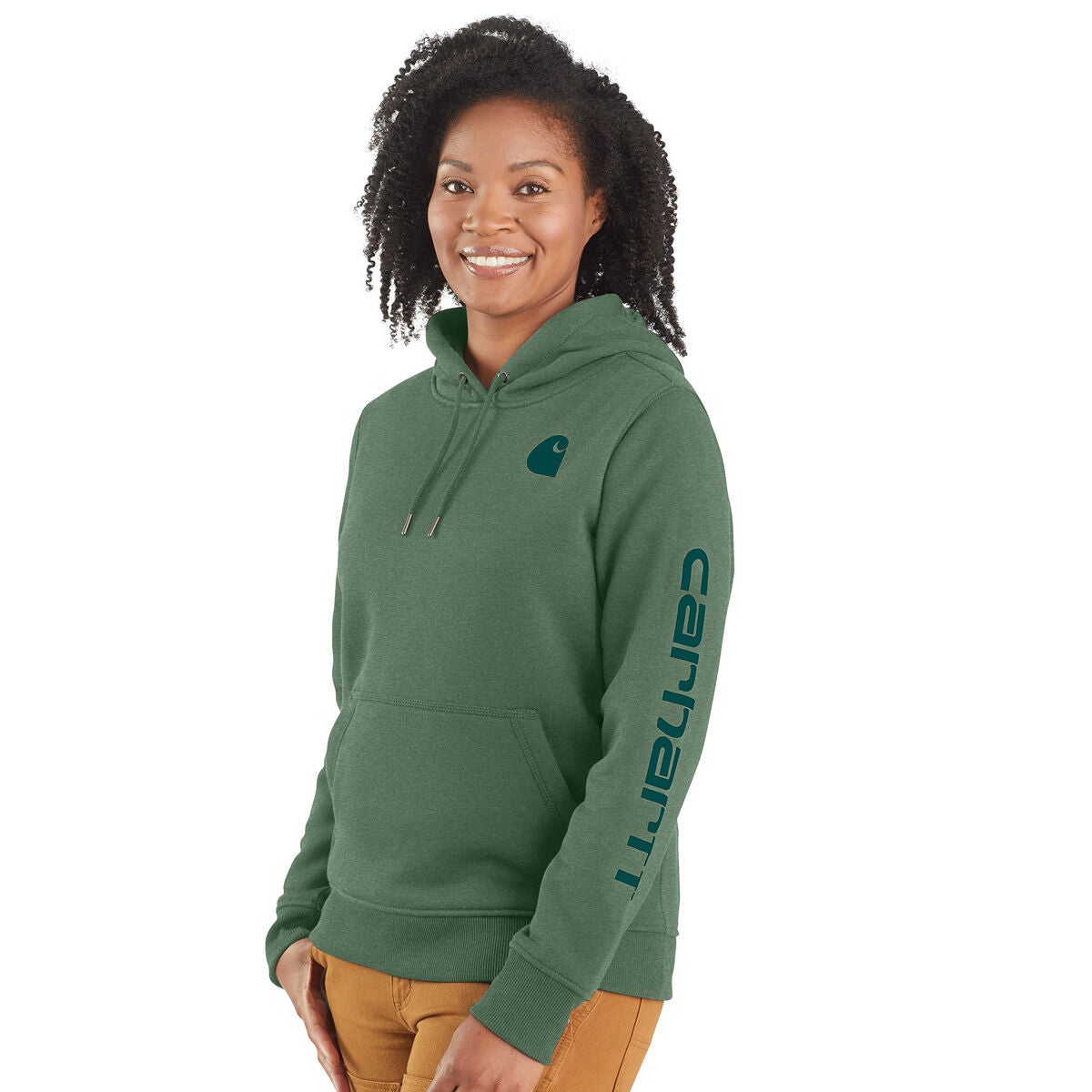 Carhartt Women's Clarksburg Logo Sleeve Hoodie