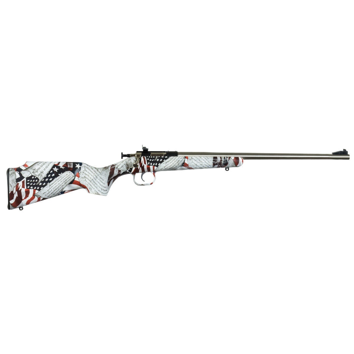 Crickett KSA3168 Youth 22 LR 1rd 16.12" Stainless Steel Barrel Centerfire Rifle