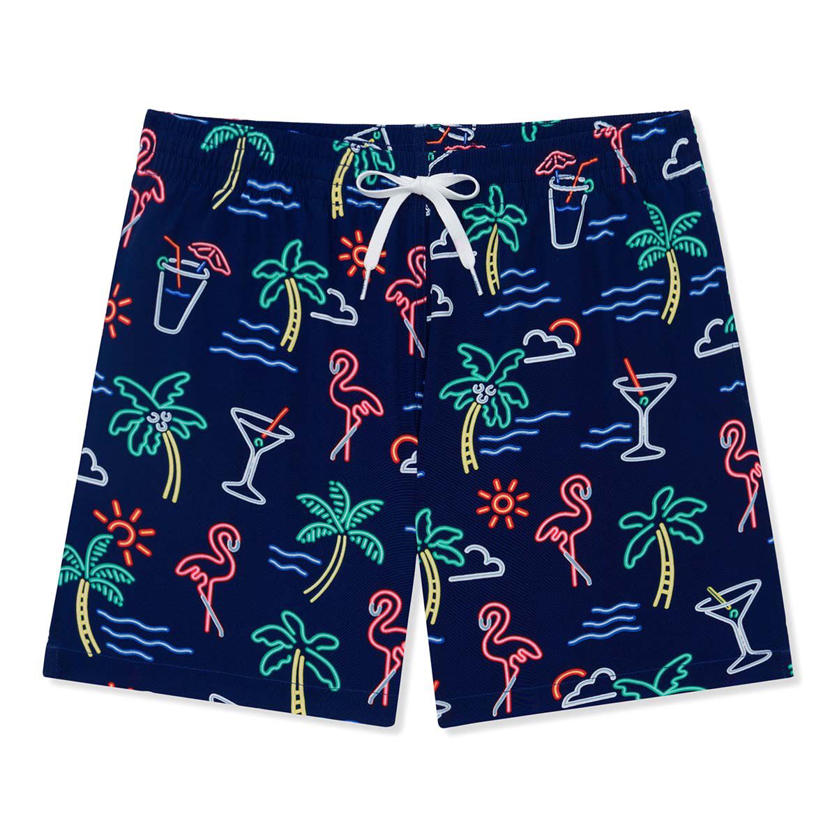 Chubbies The Neon Lights 7.0" Stretch (Zipper Pocket)