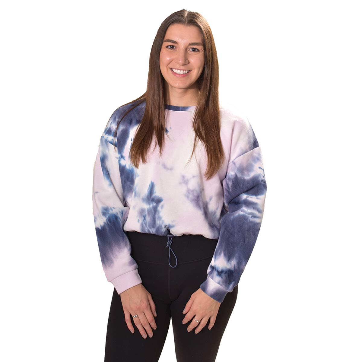 Moral Fiber Women's Tie Dye Fleece Sweatshirt