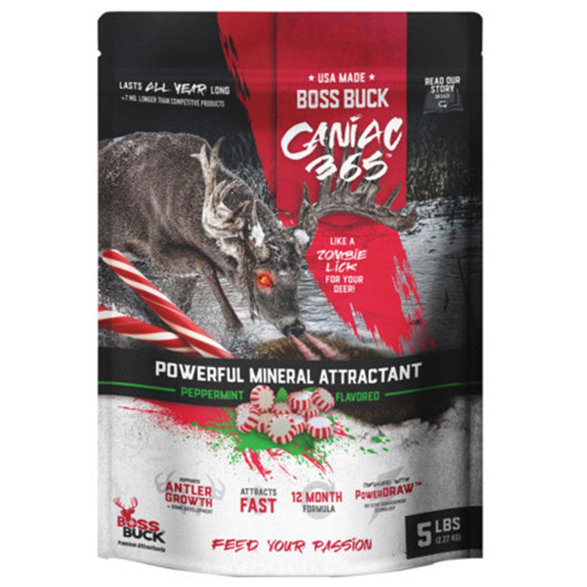 Boss Buck Powder Caniac 365 Peppermint