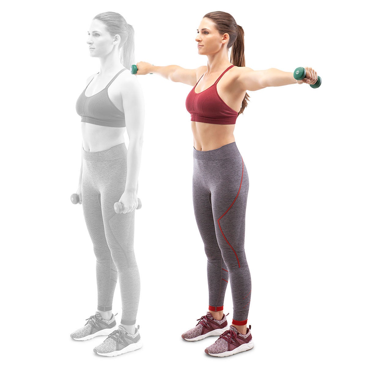 Marcy 3-Pair Neoprene Dumbbell Set with Case