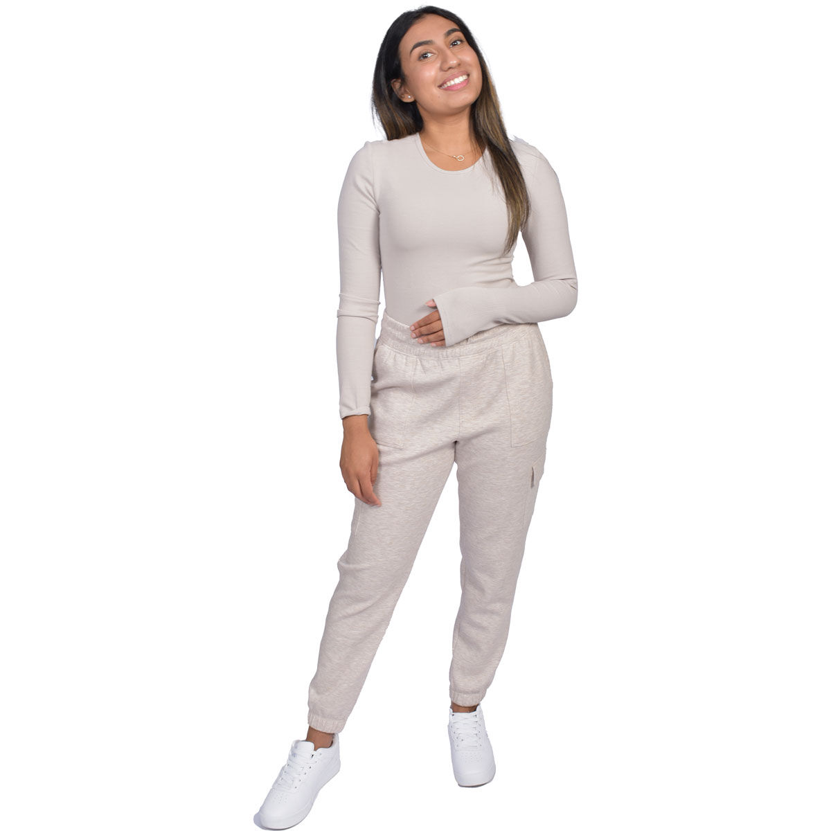 Yogalicious Women's Cargo Heather Jogger