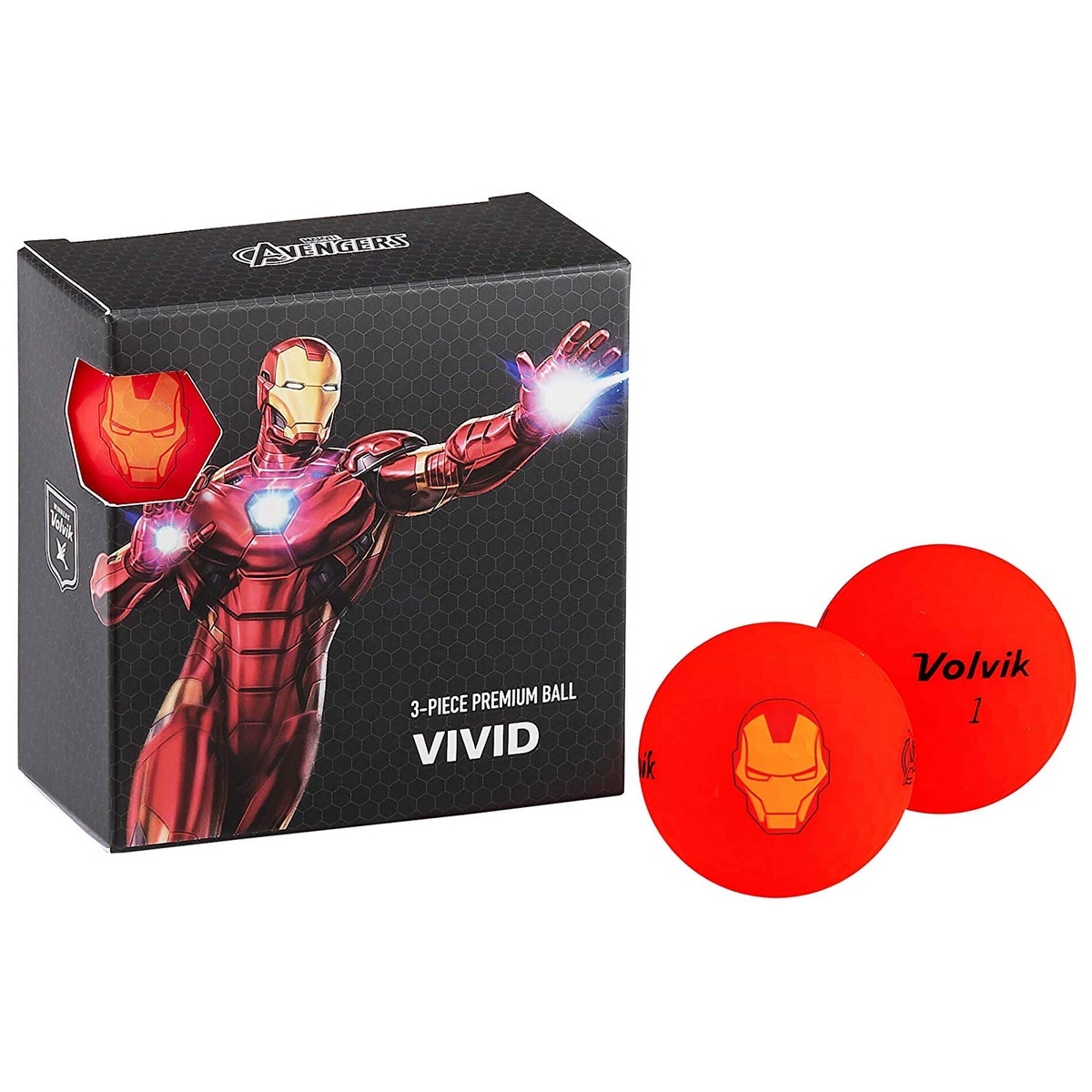 Volvik Iron Man Golf Balls 4 Pack