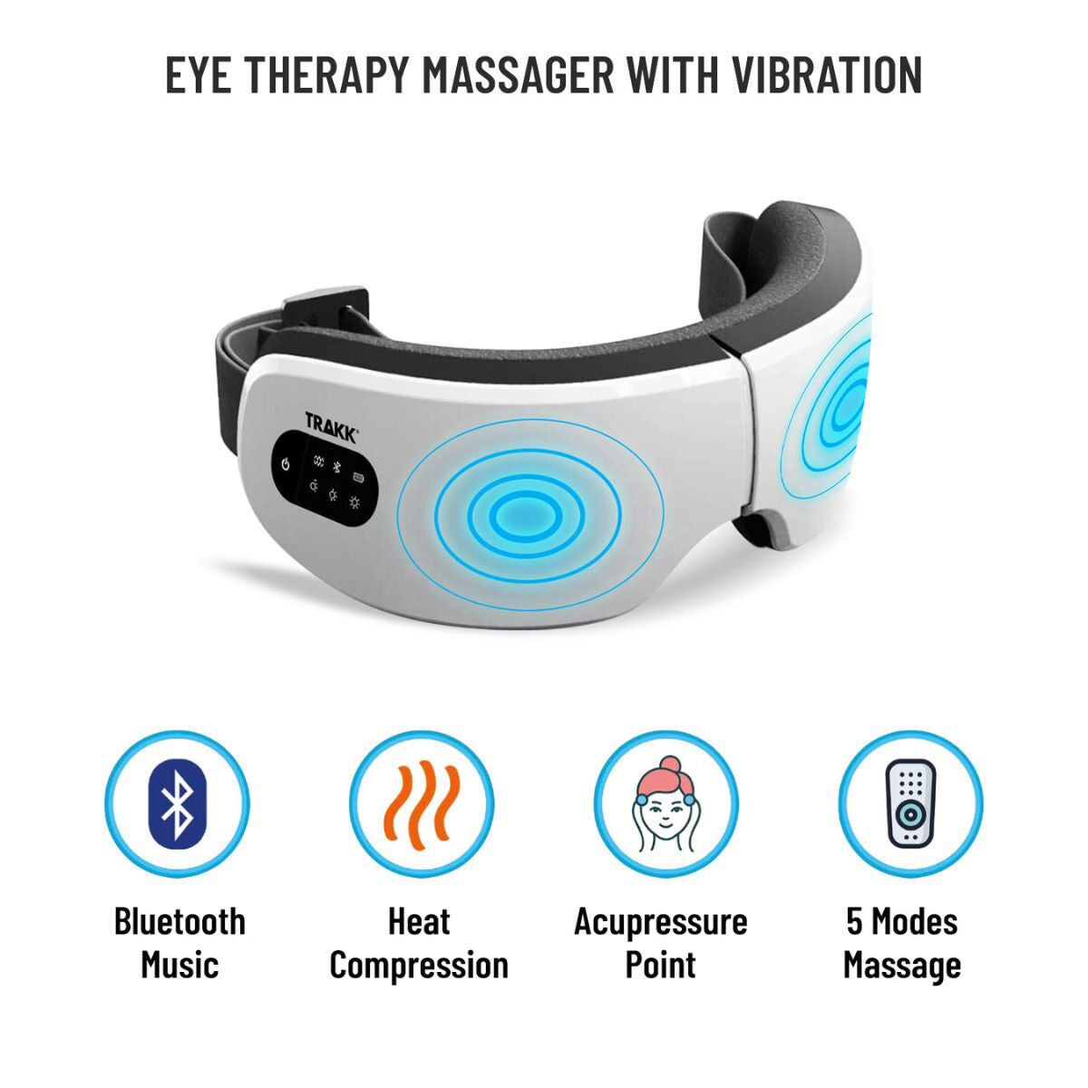 Trakk Eye Massager with Heat & Vibration