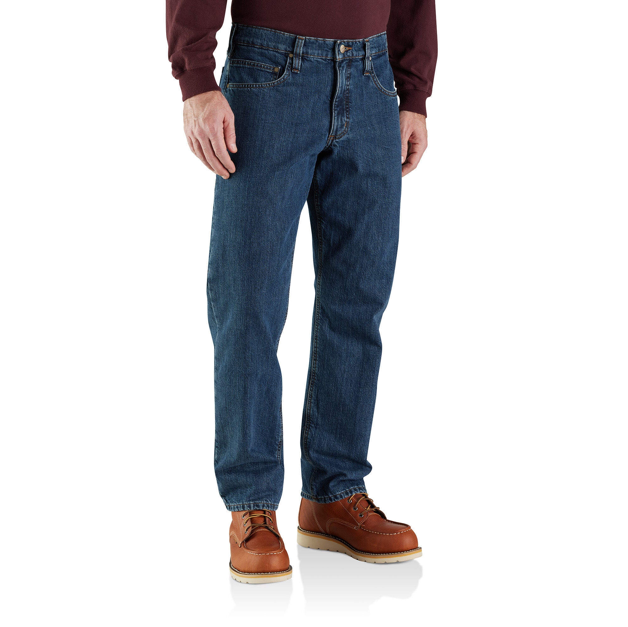 Carhartt Men's Flannel-Lined Jeans
