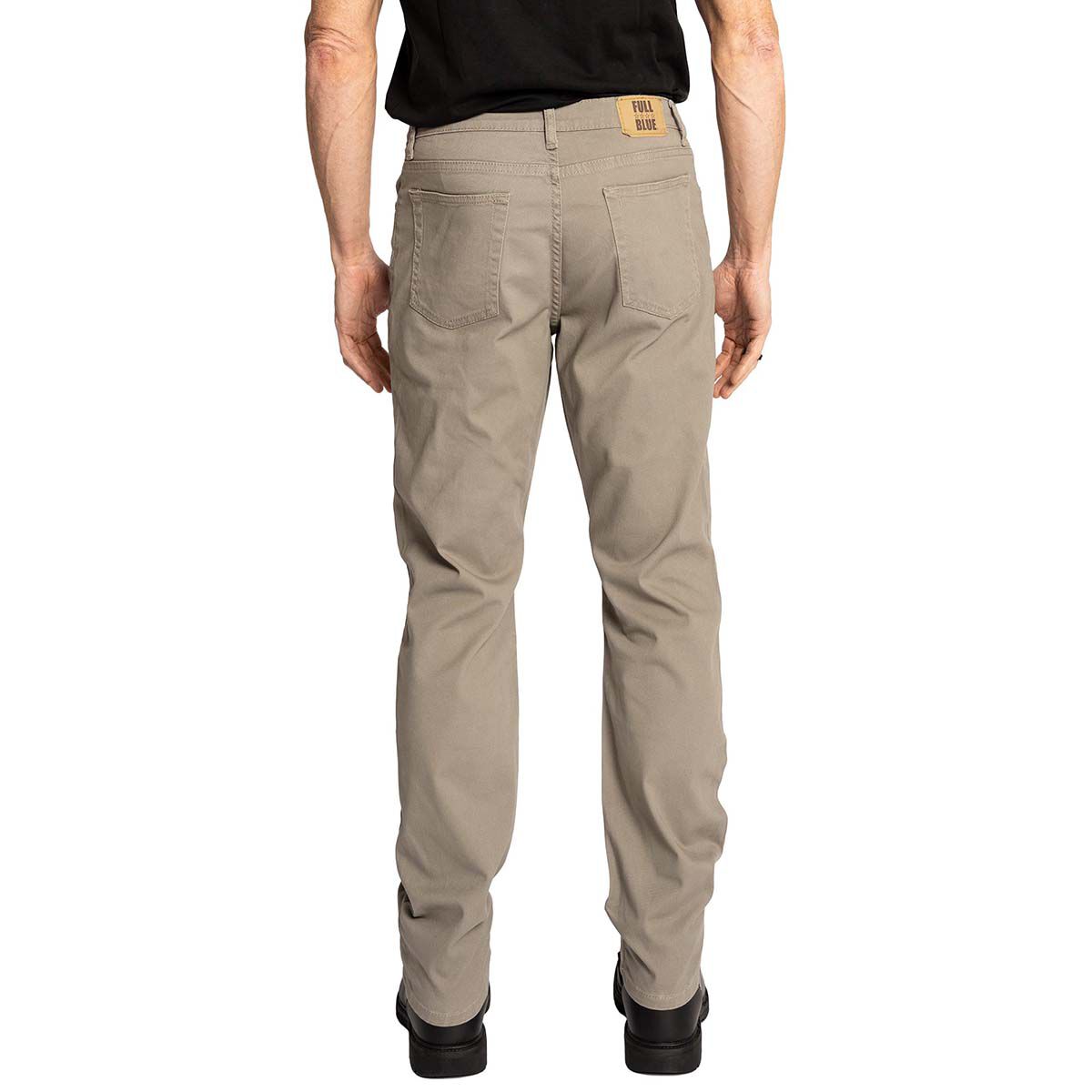 Full Blue Men's 5 Pocket Stretch Twill Regular Fit